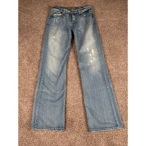 BKE Tyler Men's Jeans 33x36 Straight Fit Blue Denim